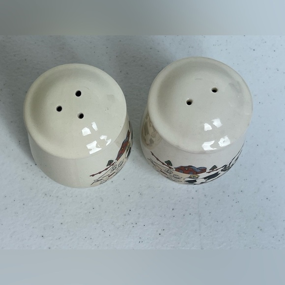 VTG Ceramic Barnyard Farm Animals Salt & Pepper Shaker Set Country Cottage Core - Picture 9 of 11